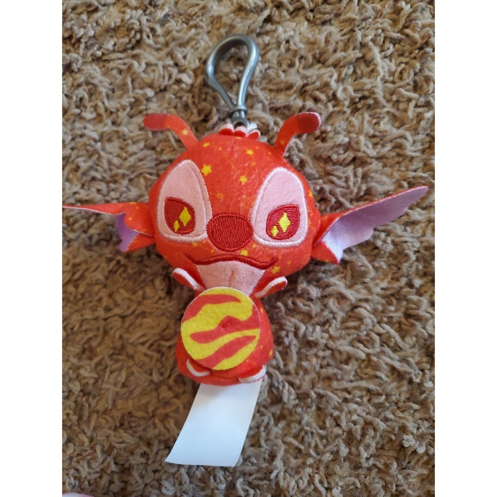 Disney Stitch Outta This World 3.5 Inch Bag Clip Leroy Red
